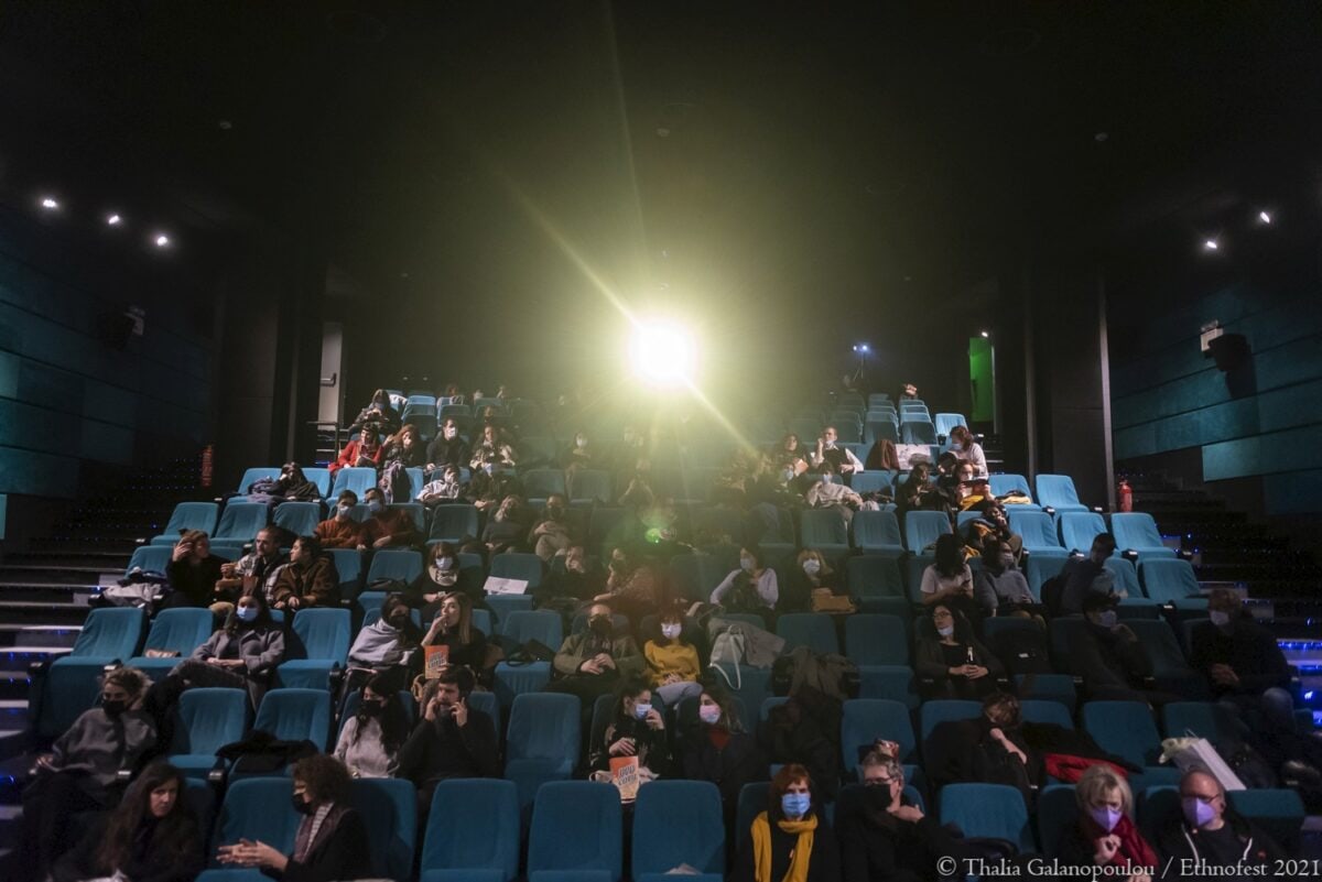People in the cinema for Ethnofest premiere